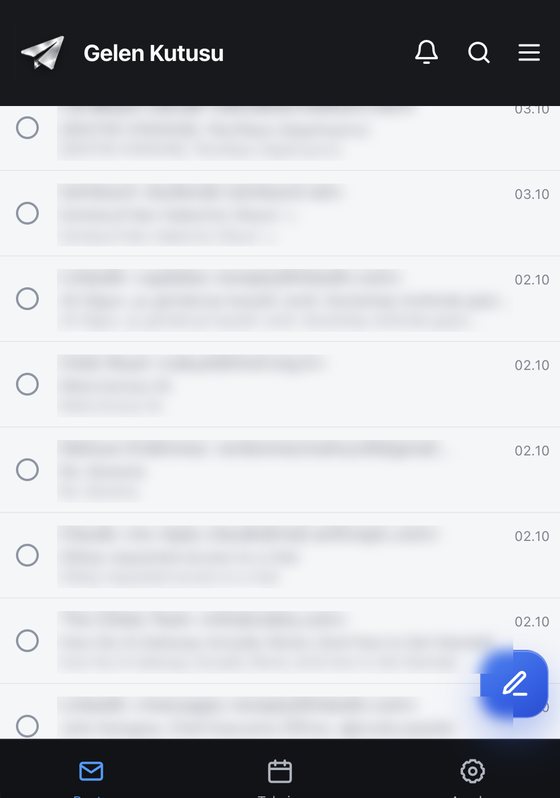 Nesli Mail iOS uygulaması